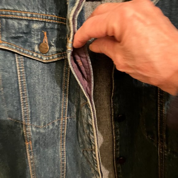 Fancy Ass jean jacket blue size small - Picture 3 of 14